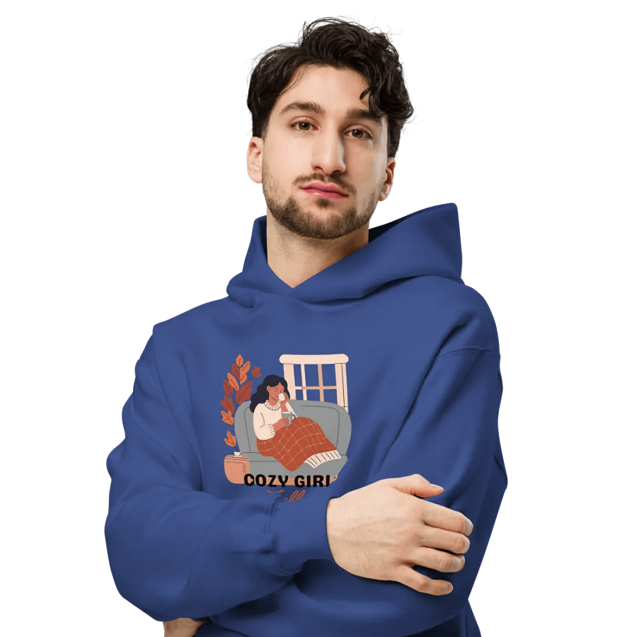 Cozy Girl Hoodie - Blue product image (6)
