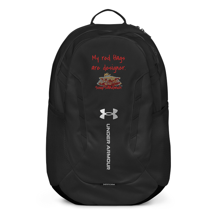 Designer Red Flags Backpack product image (1)
