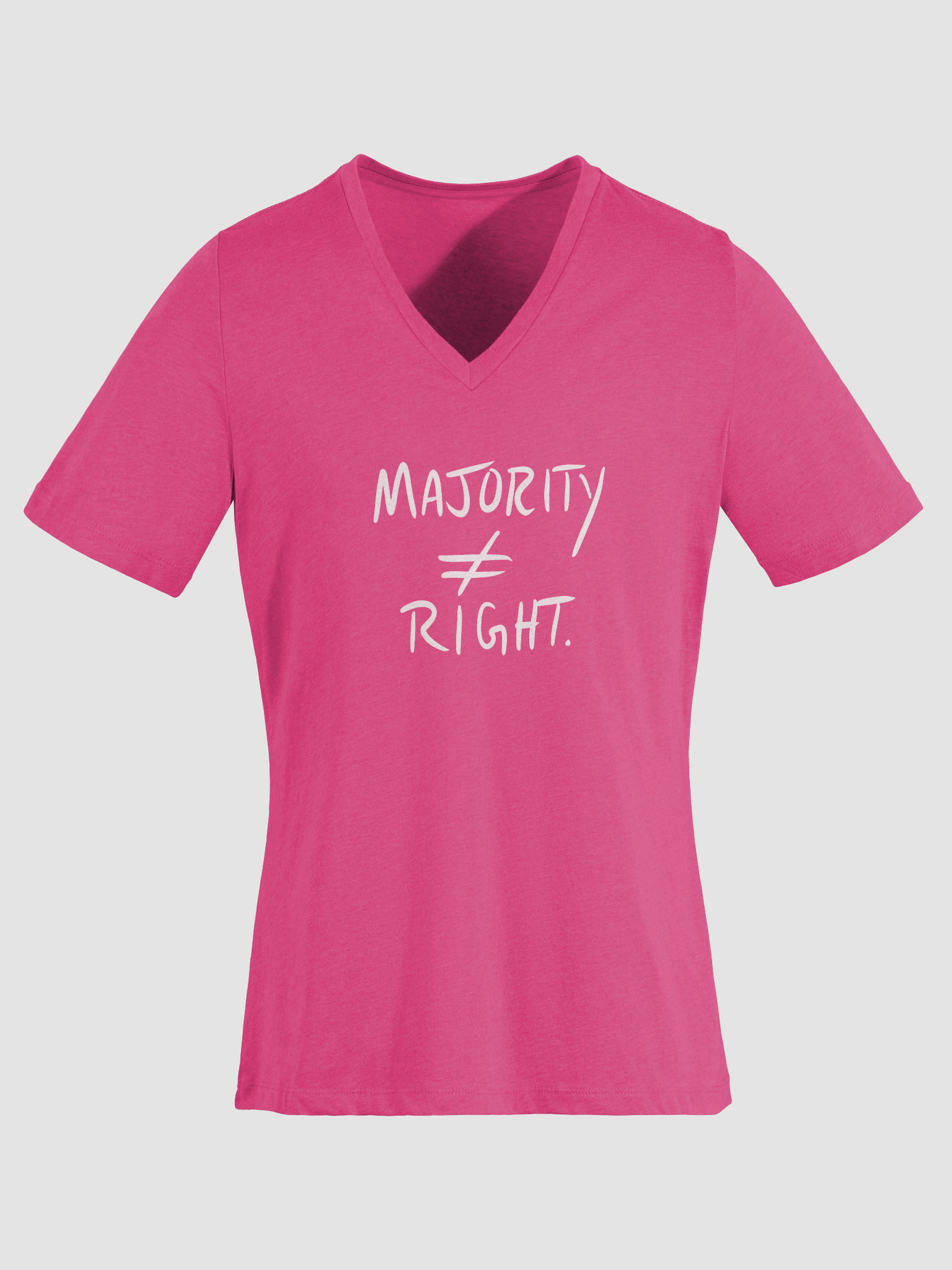Majority ≠ Right V-Neck tee (white) product image (38)