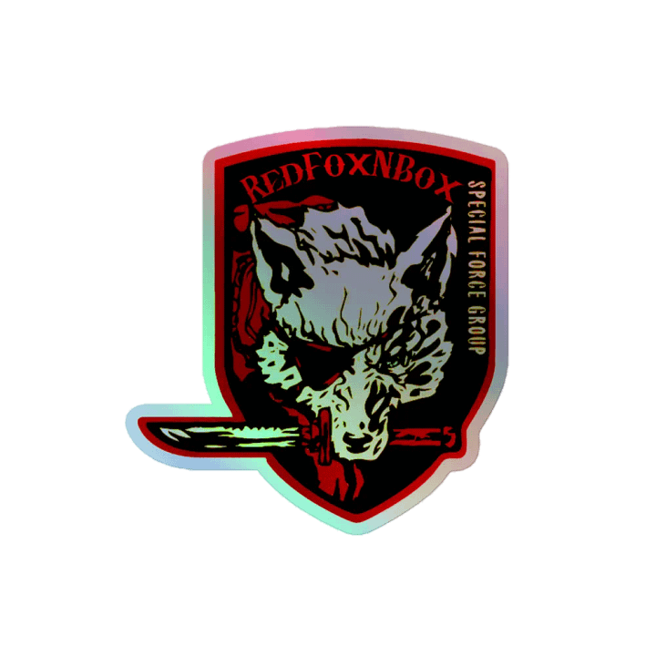 Holographic Sticker Fox Team Logo product image (2)
