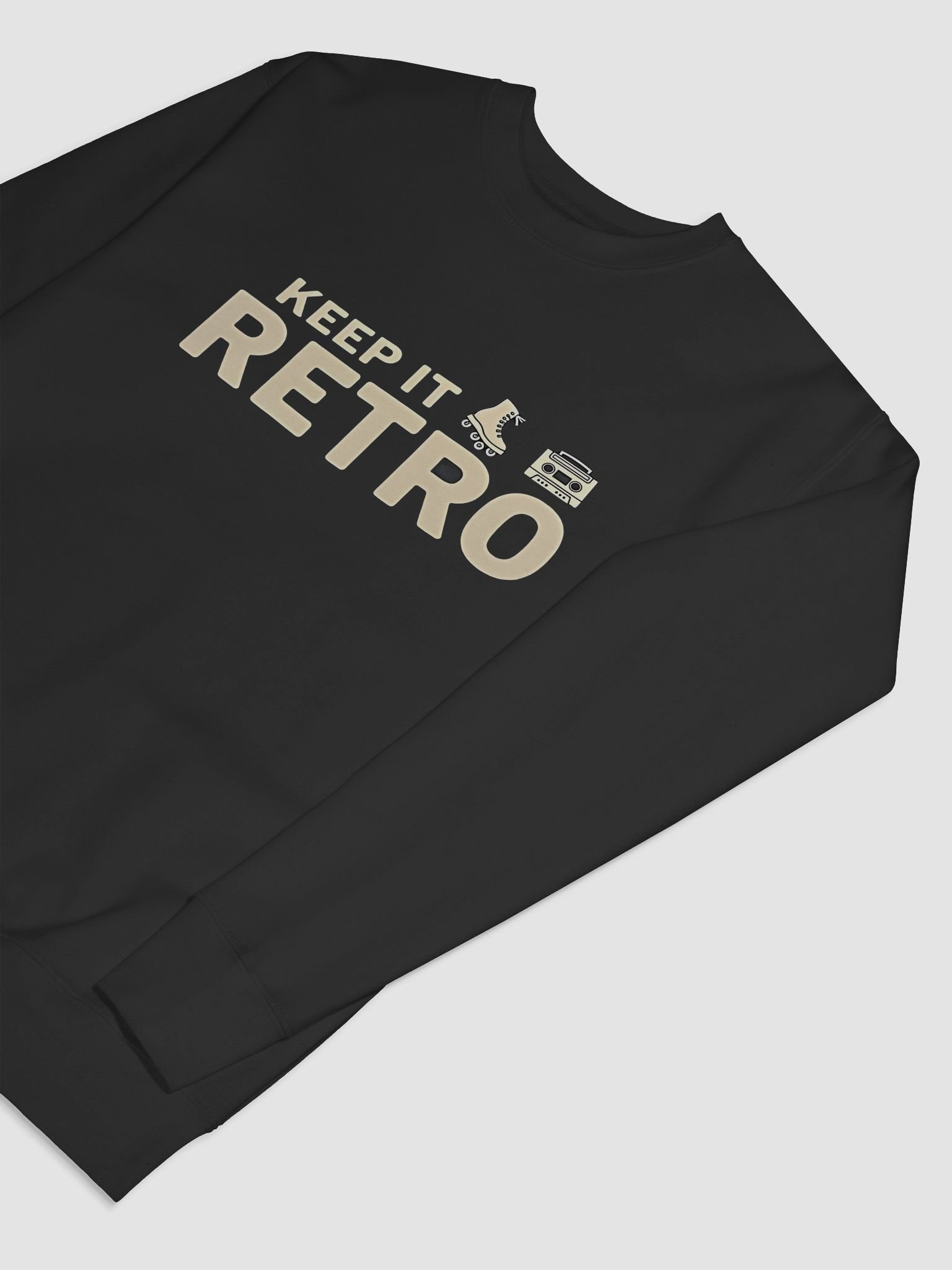 Retro Roller Skate Boombox Sweatshirt product image (7)