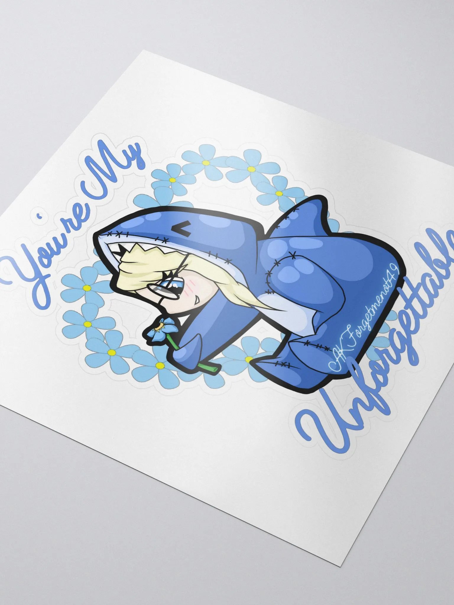 You're My Unforgettable Kiss Cut Stickers product image (3)