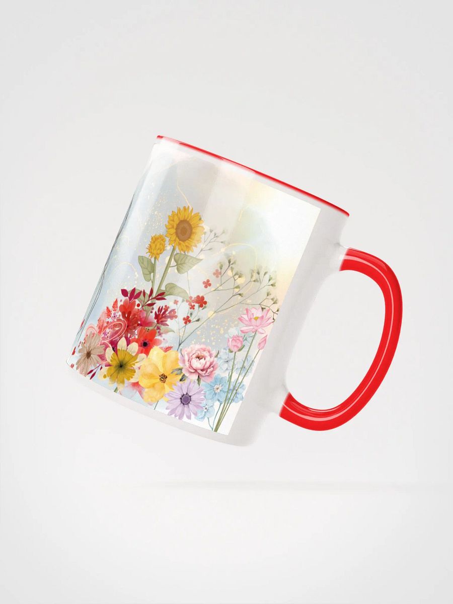 Girl with flowers mug product image (3)