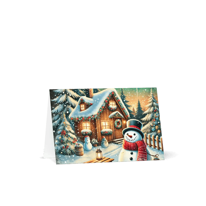 Wonderland Glow Christmas Card - Winter 2024 product image (1)