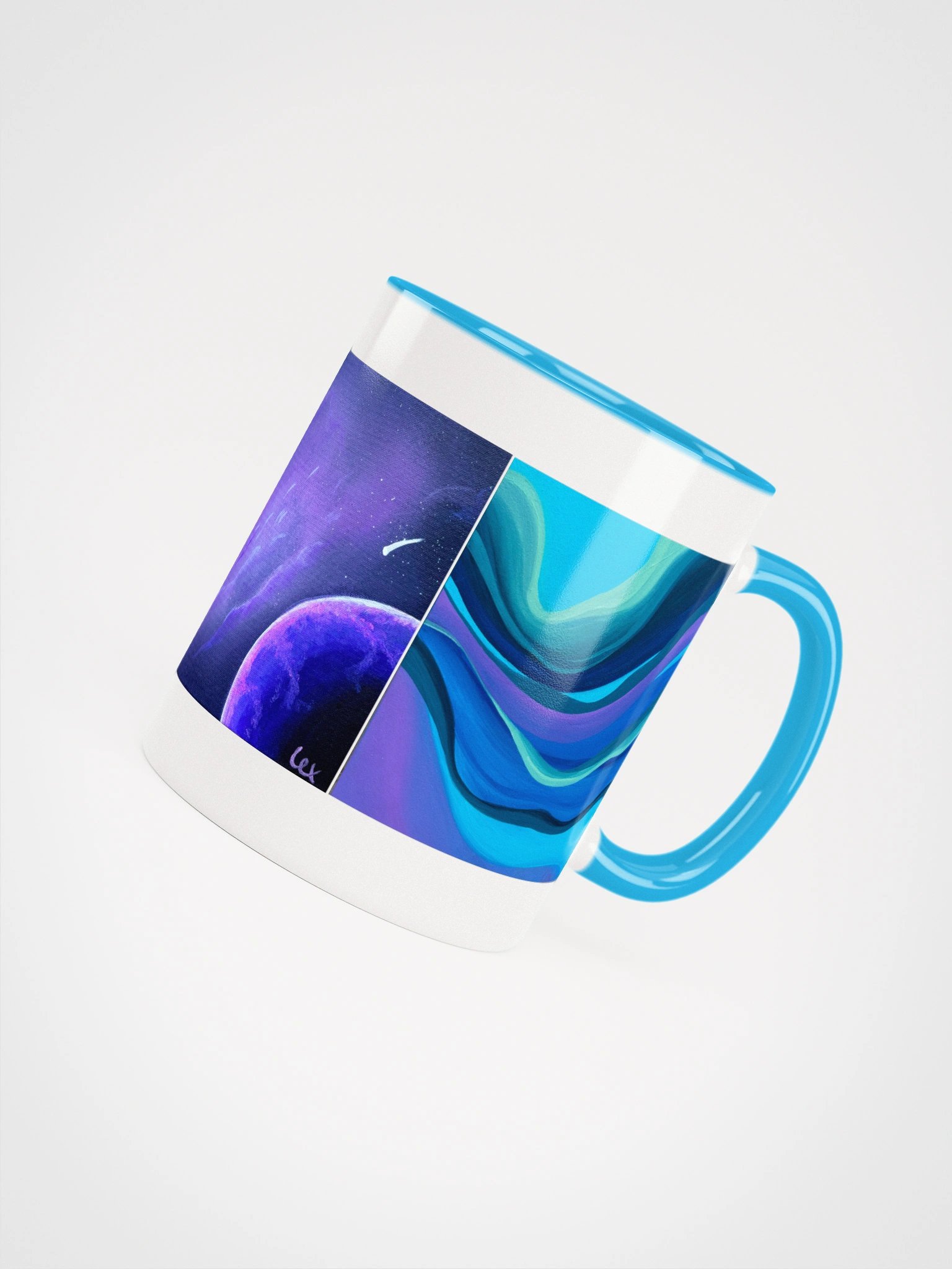 Cosmic Colorburst Ceramic Mug product image (7)