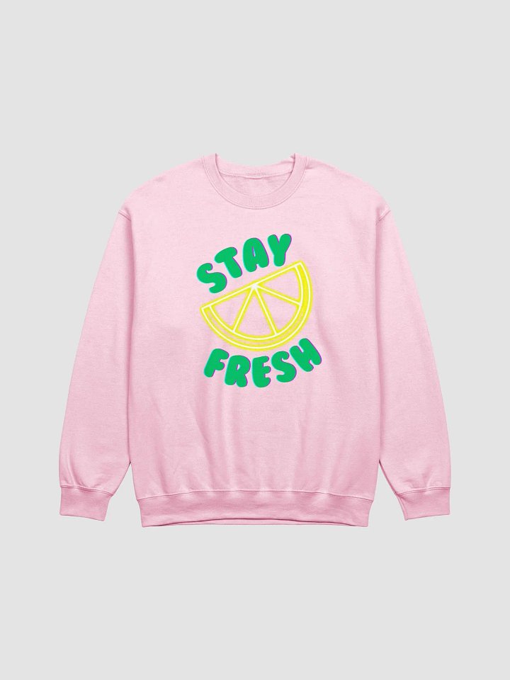 Stay Fresh Lemon Slice Crewneck Sweatshirt product image (9)