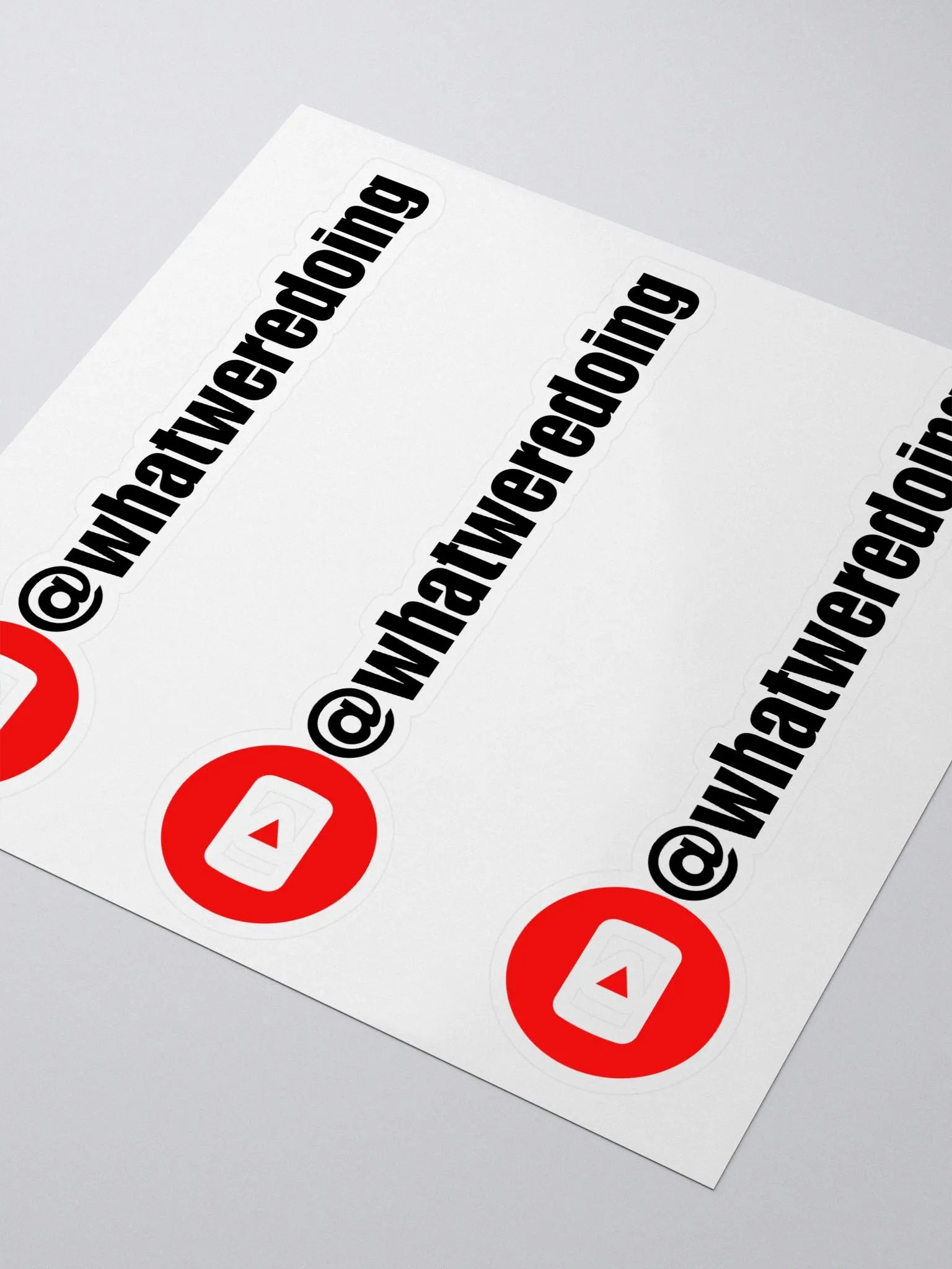 Spread the Word Stickers (Black) product image (3)