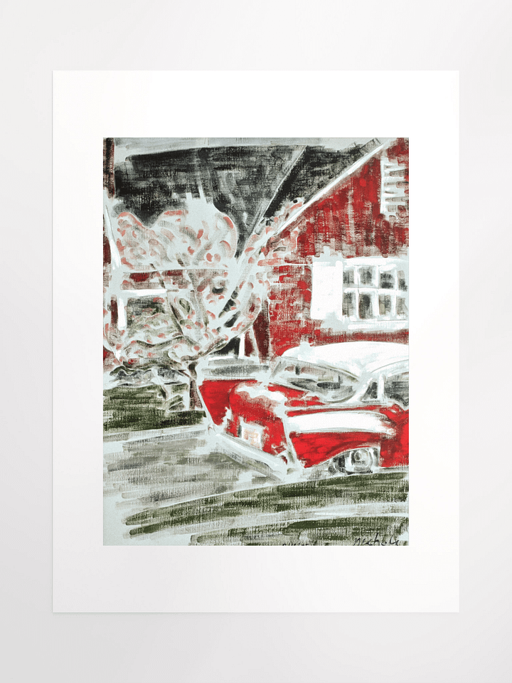 In the Window Behind the Woman (1985) print product image (2)