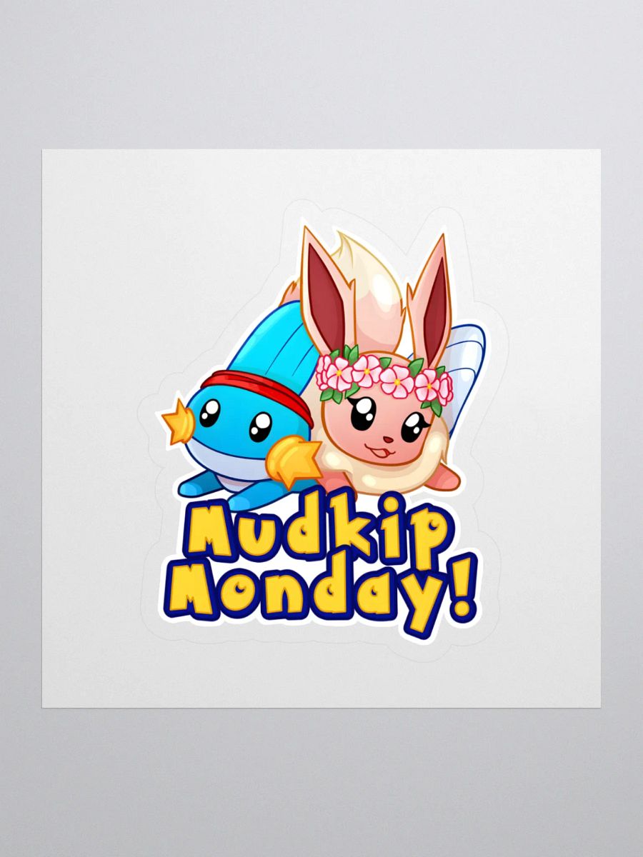 Mudkip Monday Sticker product image (1)