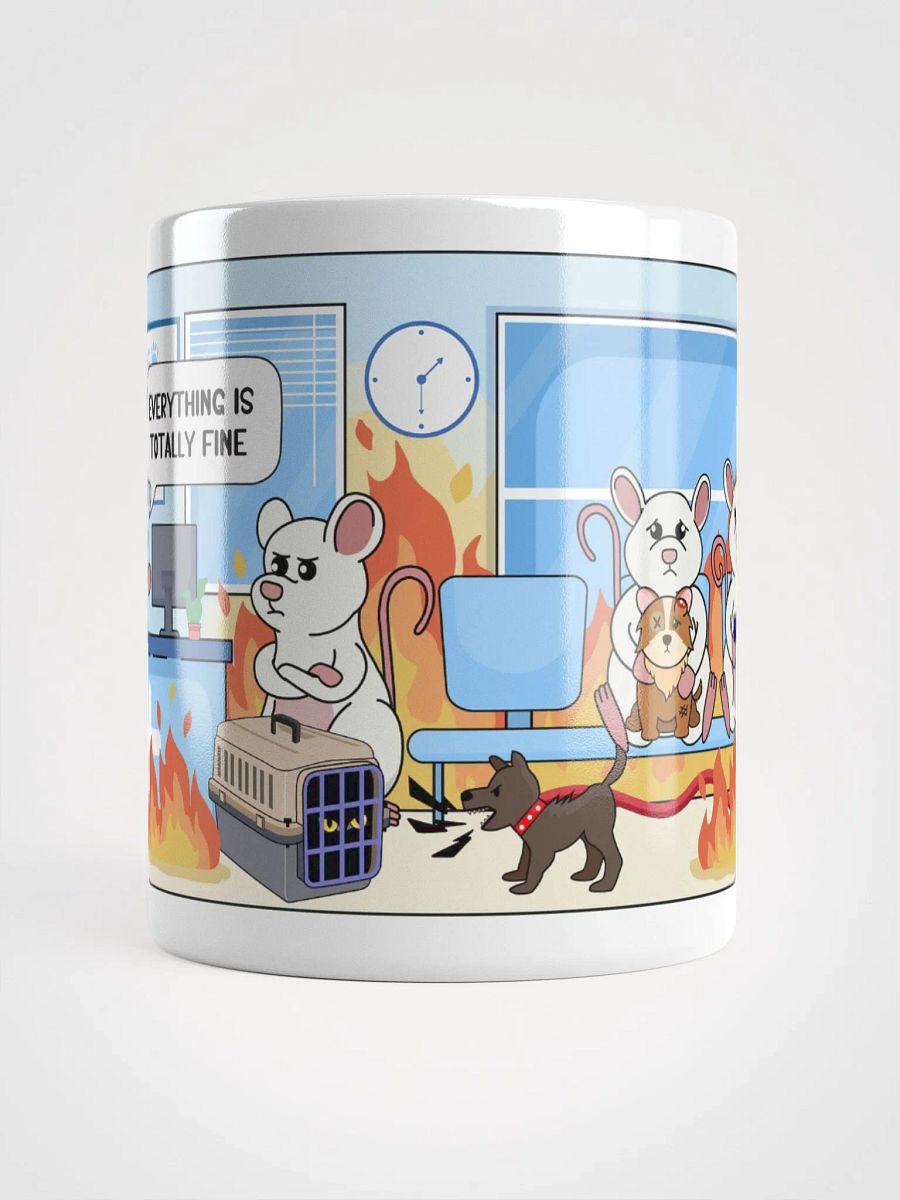 "Burning vet clinic" Ceramic mug product image (3)