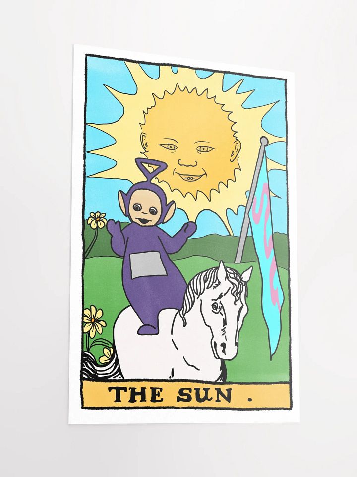 Teletubbies Sun Tarot Card Print product image (2)