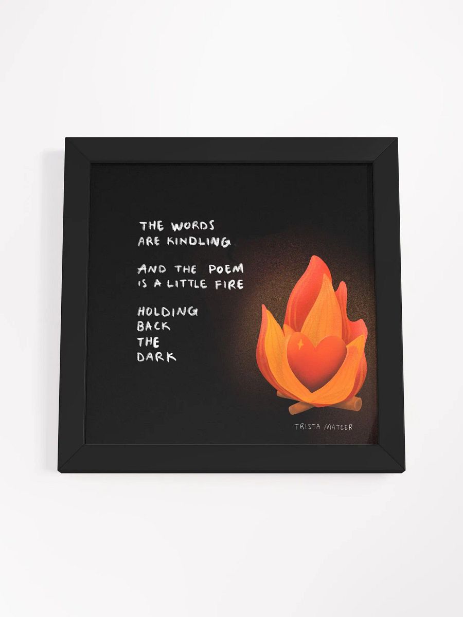 Holding Back The Dark Framed Art Print product image (4)