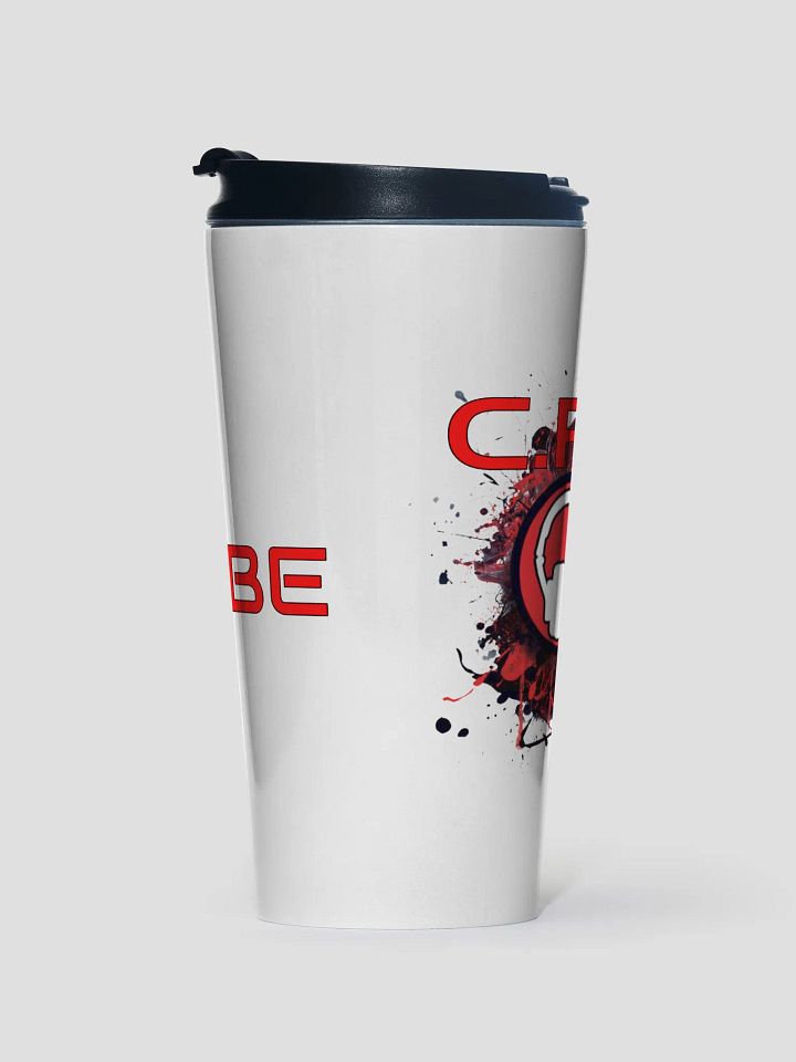 C.R.T Paint Splatter Beats On The Go Stainless Steel Travel Mug product image (1)