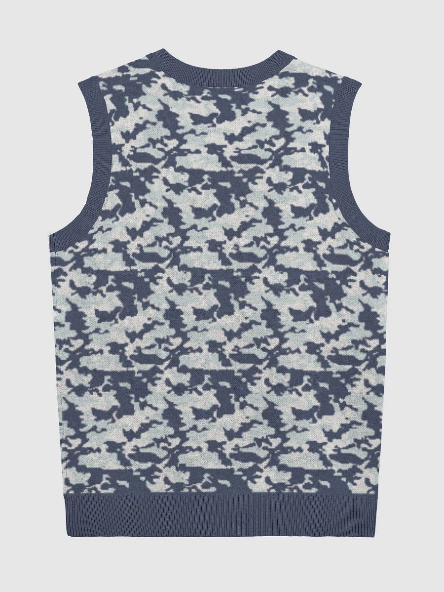 Camouflage Navy Knitted Vest product image (6)
