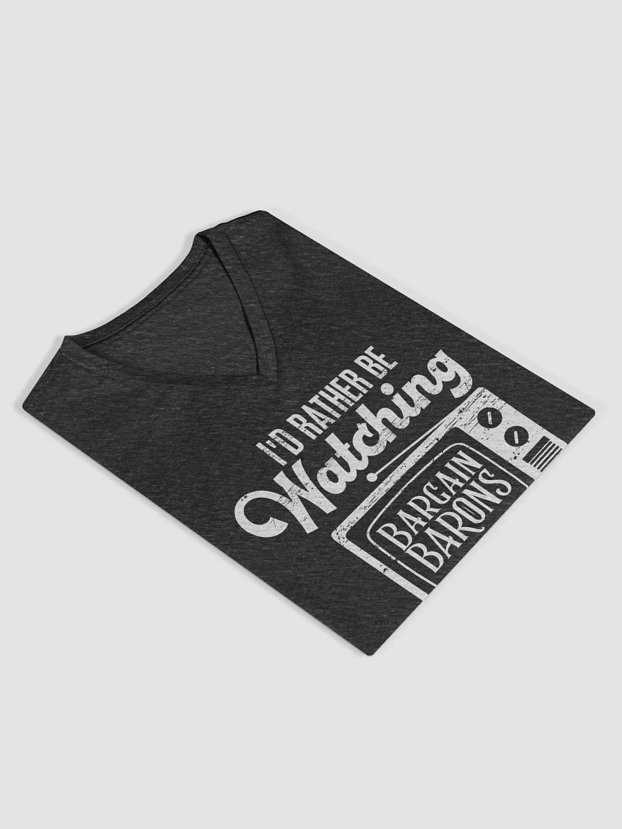 I'D RATHER BE WATCHING BB (Ladies' V-Neck - Dark) product image (10)