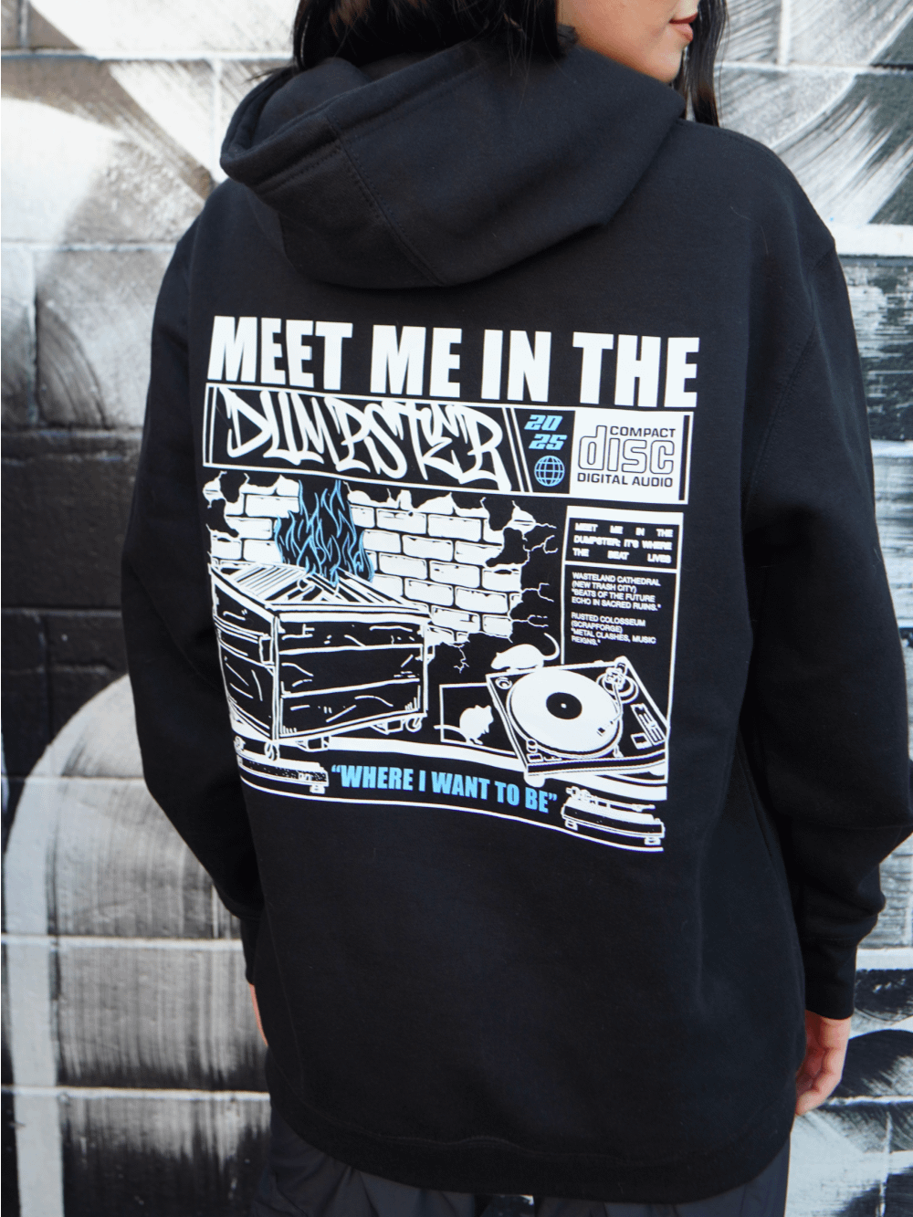 Dumpster Diver Hoodie (Black) product image (1)