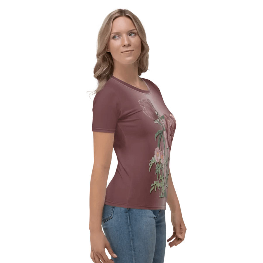 Floral Themed All Over Print T-shirt product image (5)