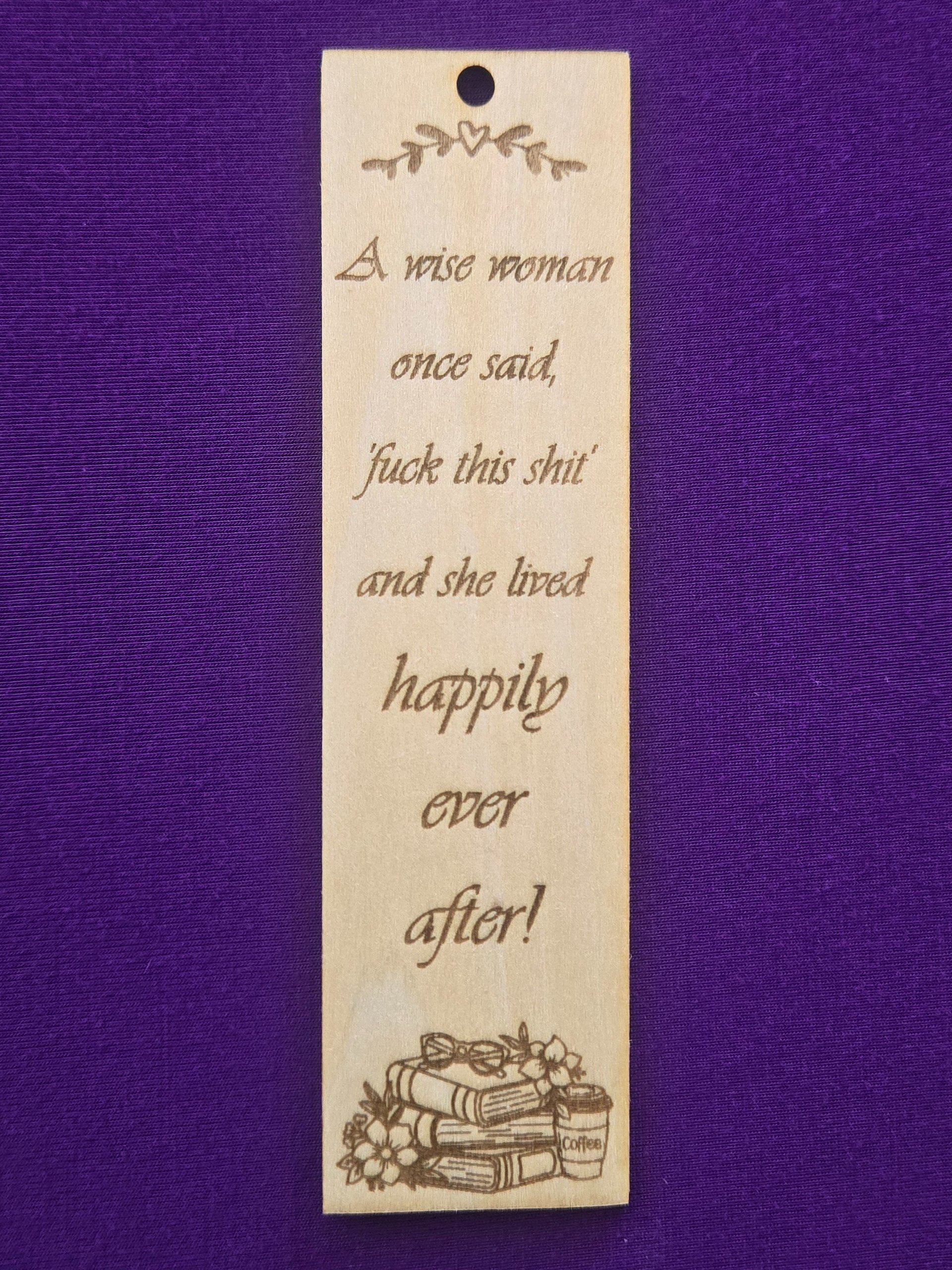 Wooden Bookmark - A Wise Woman product image (2)