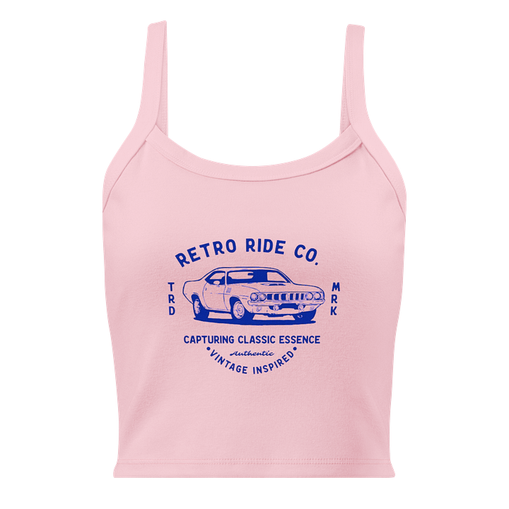 Blue Retro Ride Tank Top product image (1)