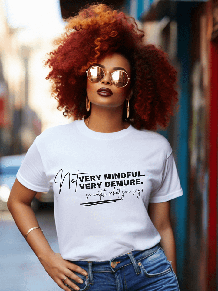 NOT Very Demure Tee product image (1)
