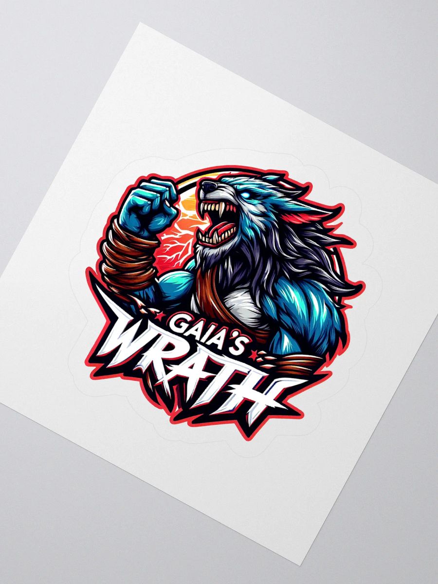 Gaia's Wrath Kiss Cut Stickers product image (5)