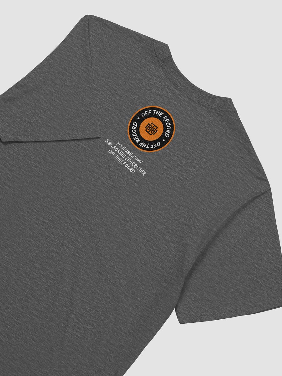 BBB Off the Record Dark Grey T-Shirt product image (4)