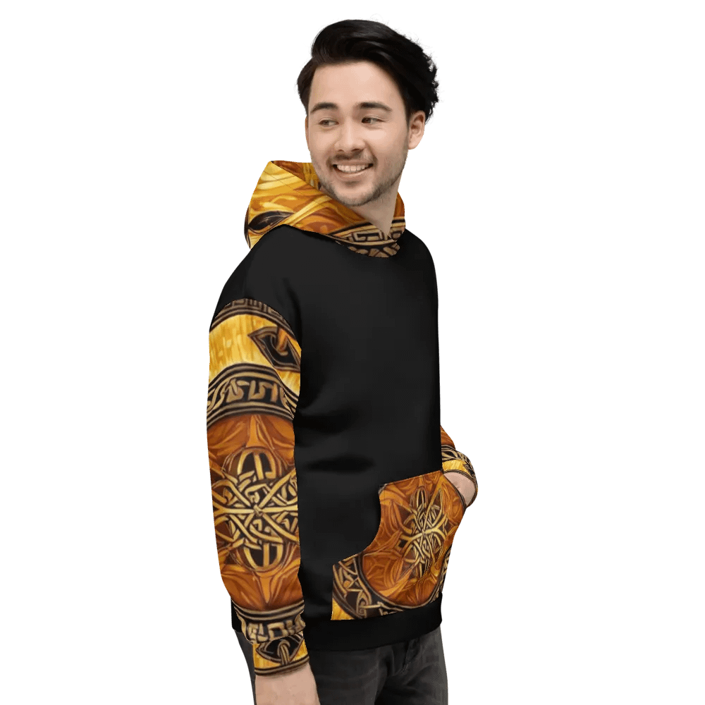 Black & Gold Symbology Hoodie product image (7)