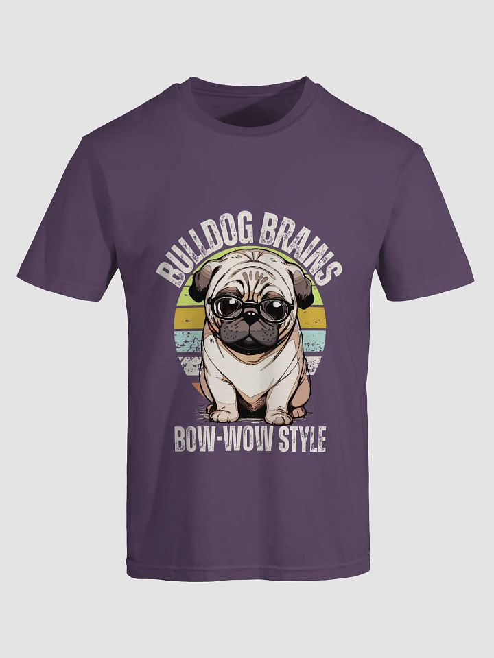Good Vibes Pug Sunglasses T-Shirt product image (2)