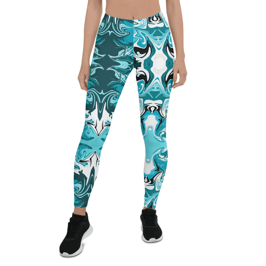 Blue Swirl Leggings product image (4)
