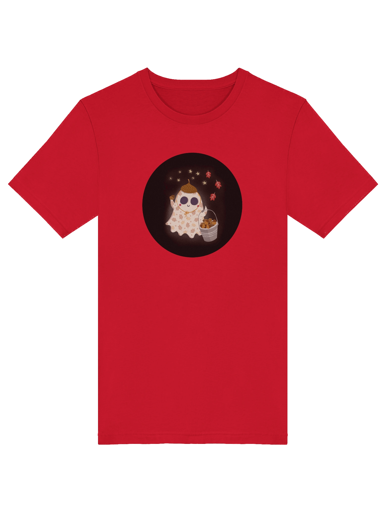 Little Ghost Acorn Collector - T-Shirt product image (5)