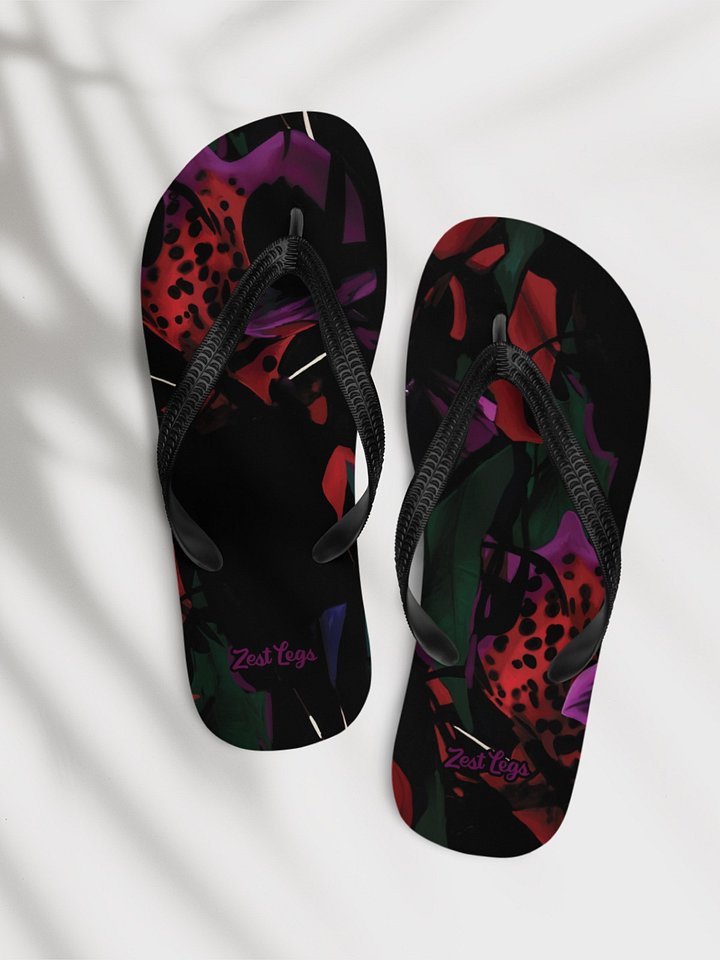 Flip flops "Blosoom At Midnight" product image (1)