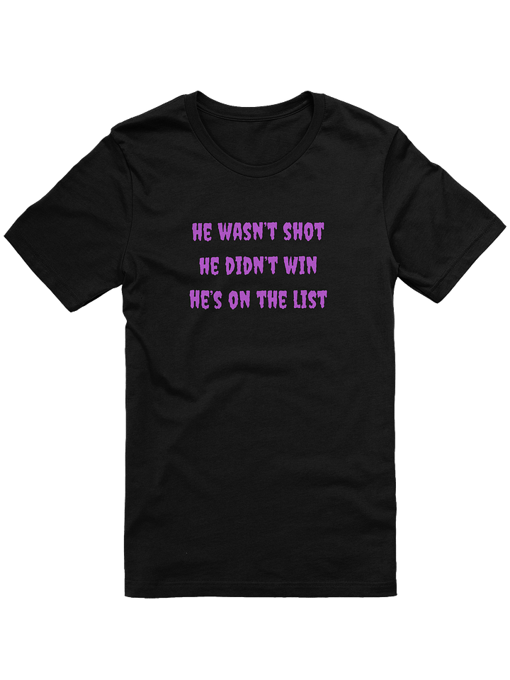 She Won Purple Horror Print Unisex Supersoft T-shirt product image (1)