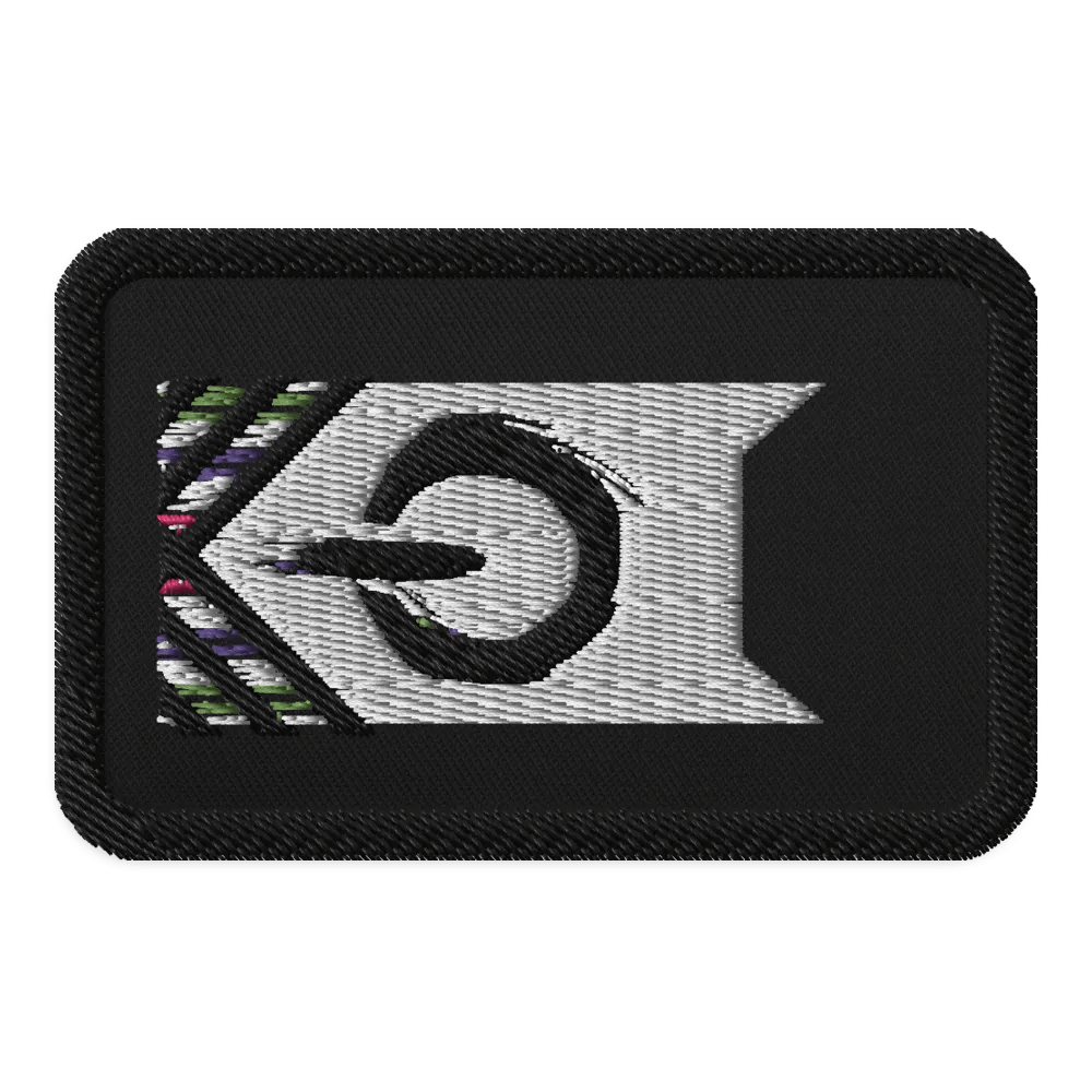 OptimusProcrastinus PowerUP Patch (White on Black) product image (1)