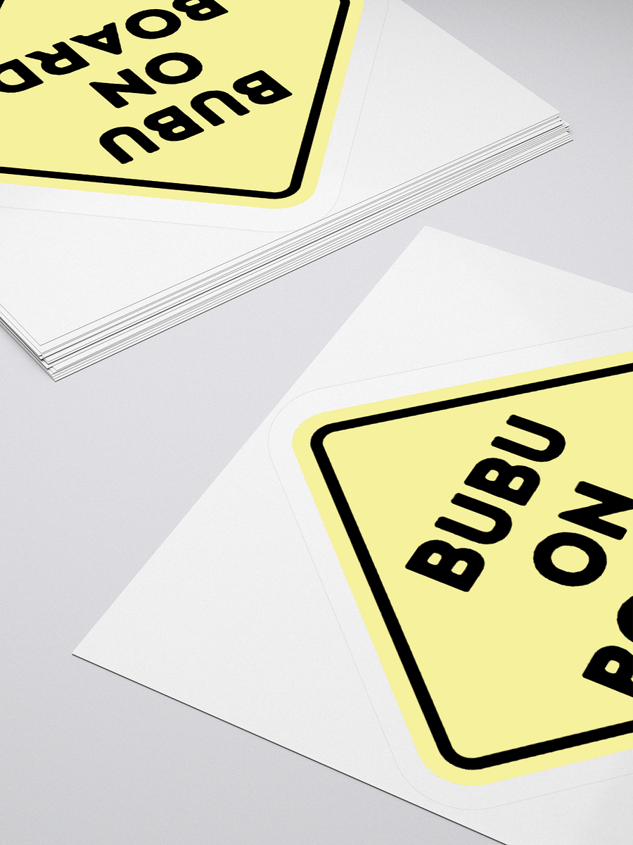 Bubu on Board Sticker product image (11)
