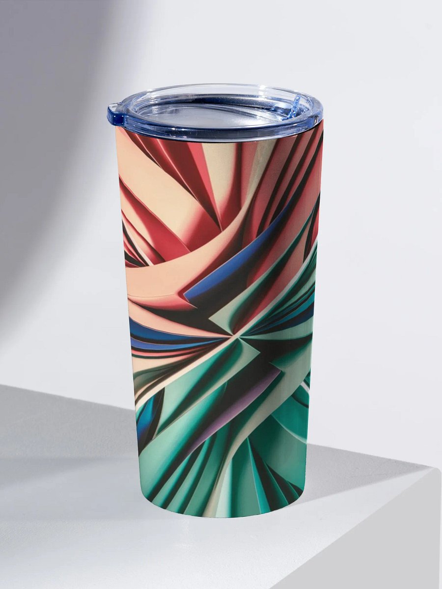 Graphic Grove 20oz Stainless Steel Tumbler: Insulated, Colourful Abstract Design product image (2)