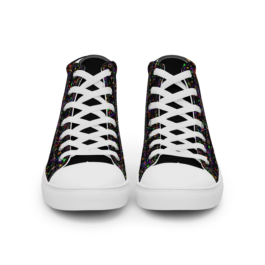 Black Arcade and White Chibi Flower Sneakers product image (38)