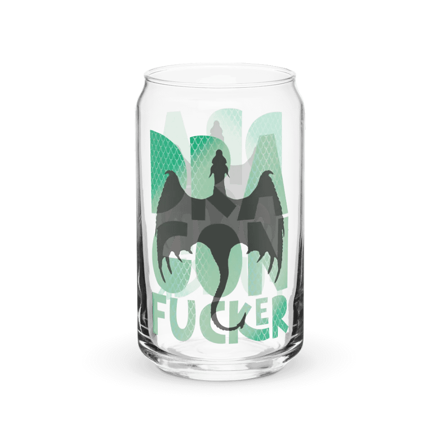 Dragon F*cker Glass Can (Green) product image (2)