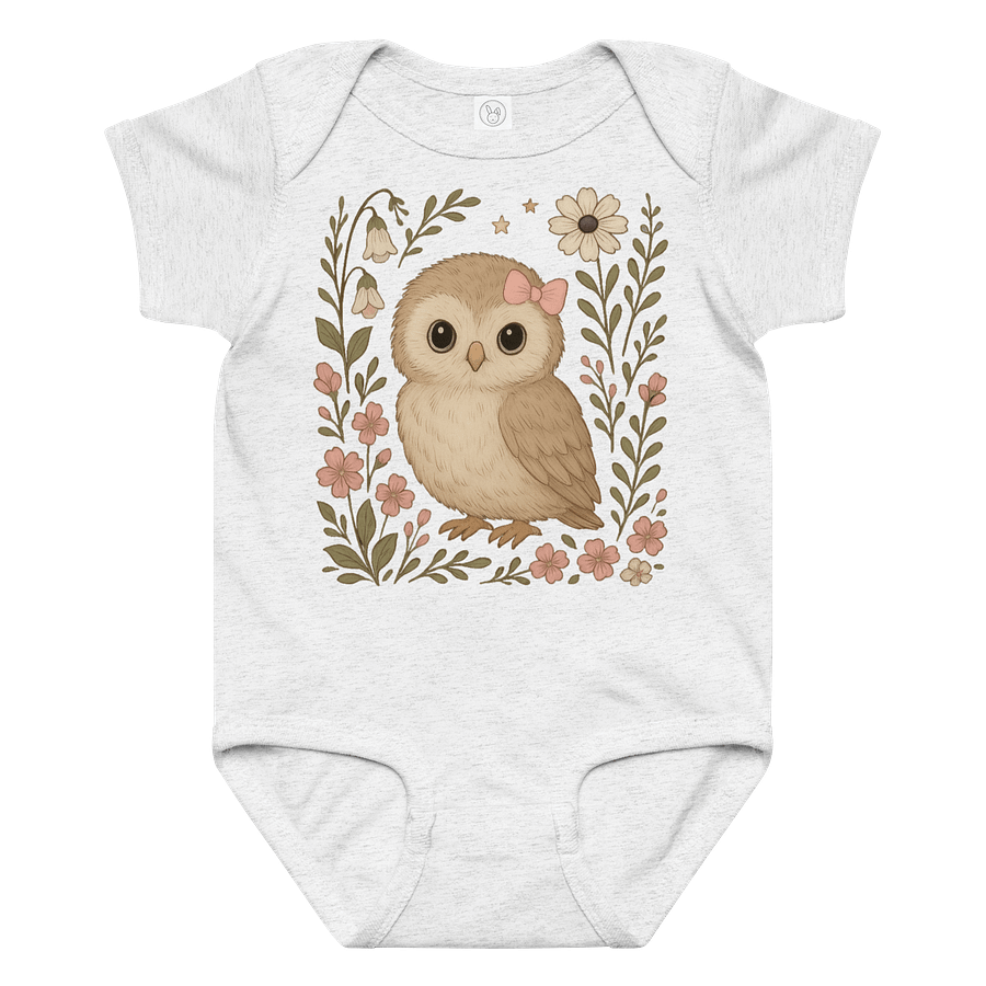 Whimsical Owlet Baby Bodysuit product image (1)