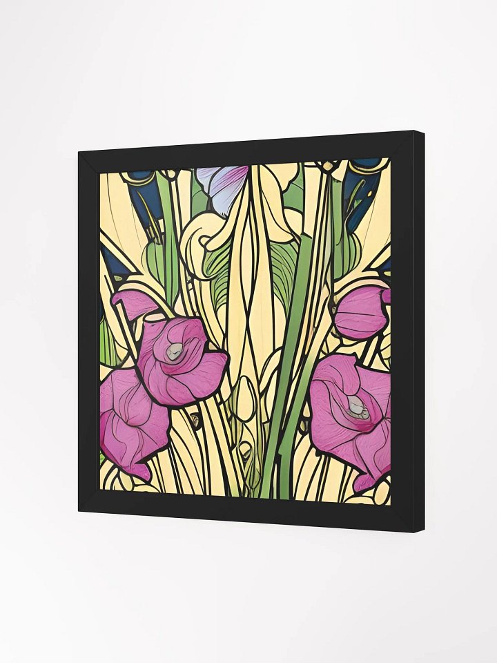 Flowers in Art Nouveau Style in Frame product image (2)