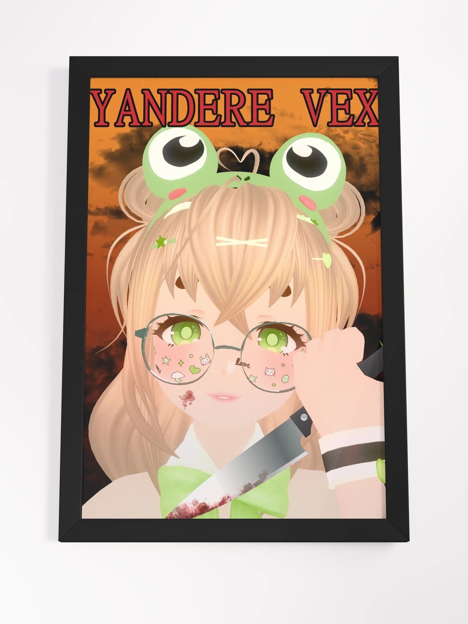 Yandere Vex Framed Poster product image (23)