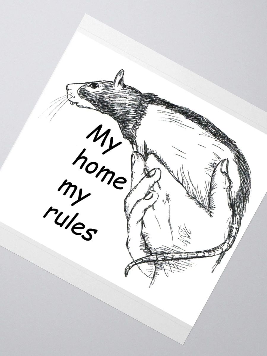 Rat home sticker product image (2)