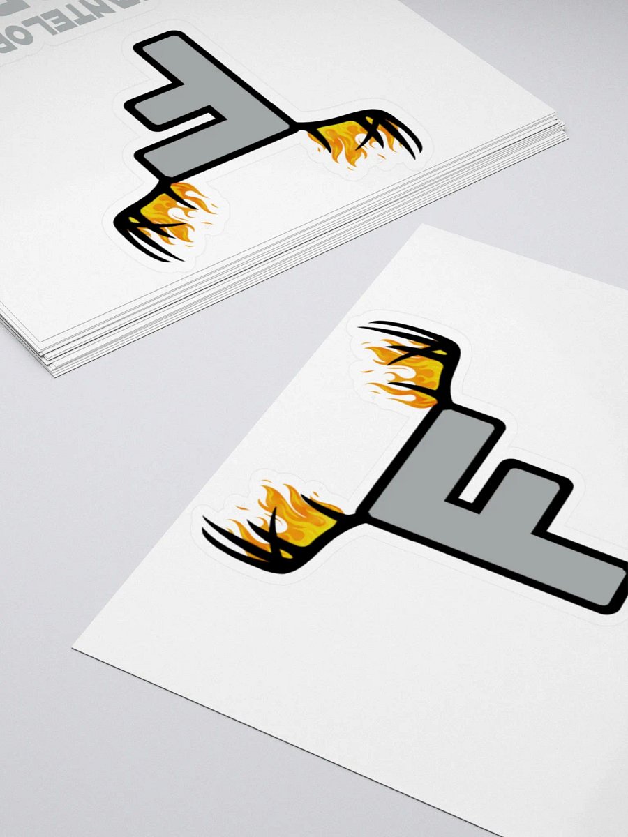 Fiery Silver Stickers product image (4)