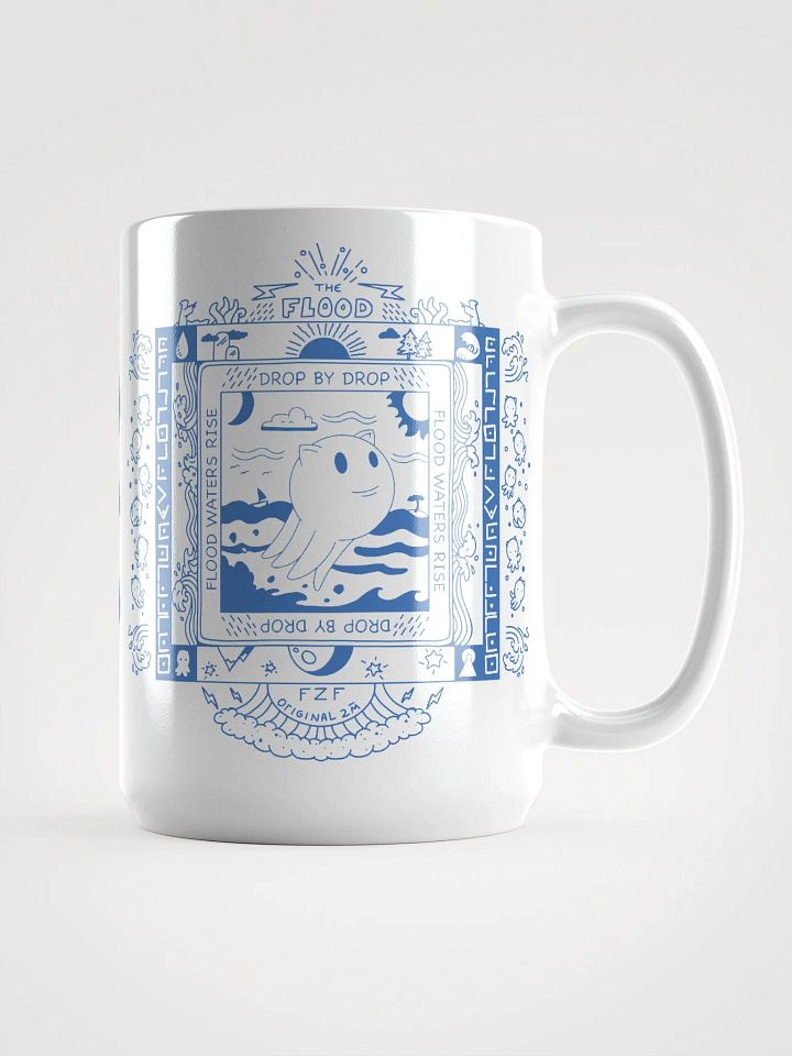 Flood Blue Line 15oz Mug - Double Sided product image (1)