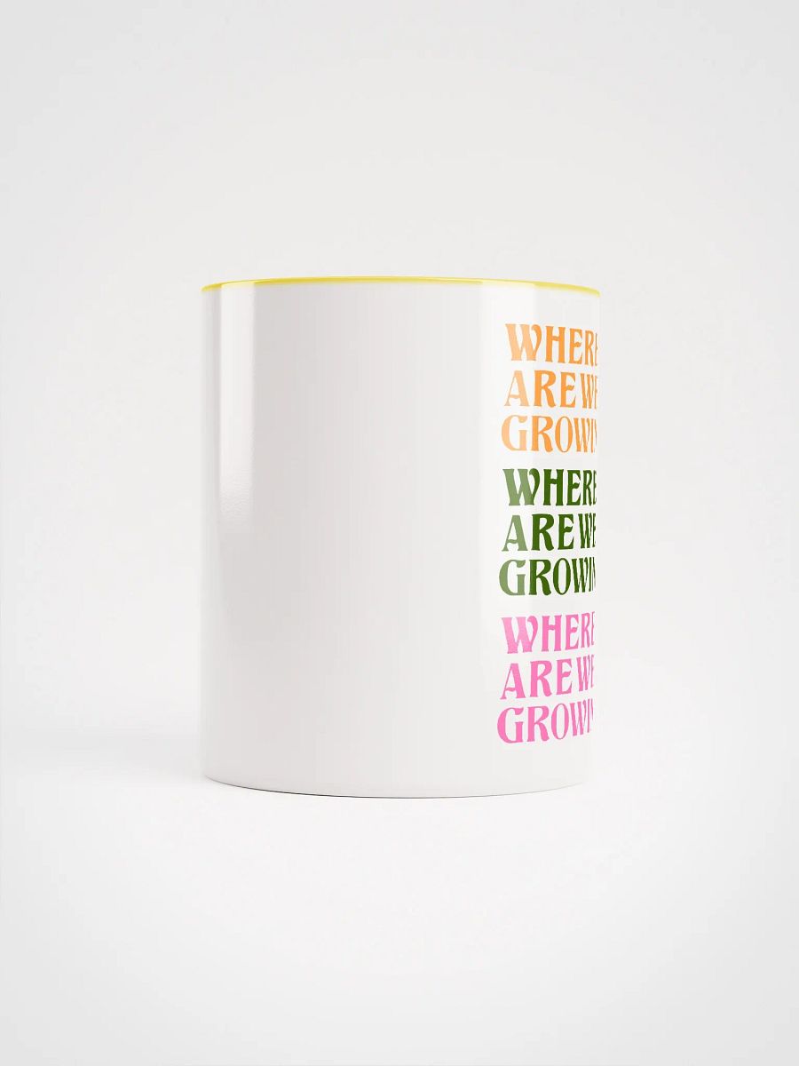 Where Are We Growing Repeating Pattern Mug product image (5)