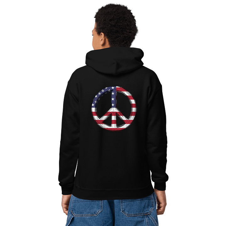 Gildan Youth Hoodie-Peace product image (1)