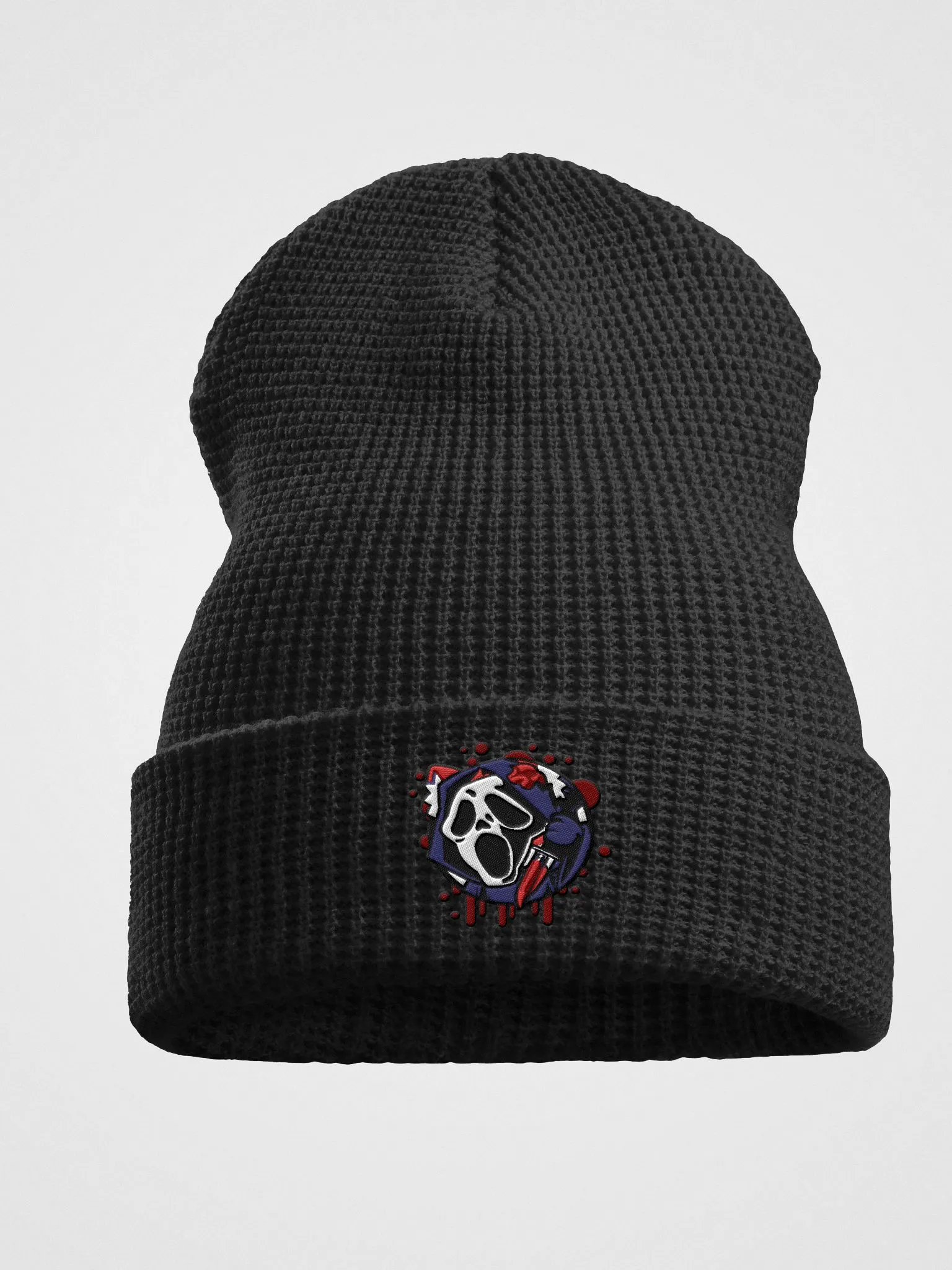 UndeadRed Ghostface Waffle Beanie product image (1)