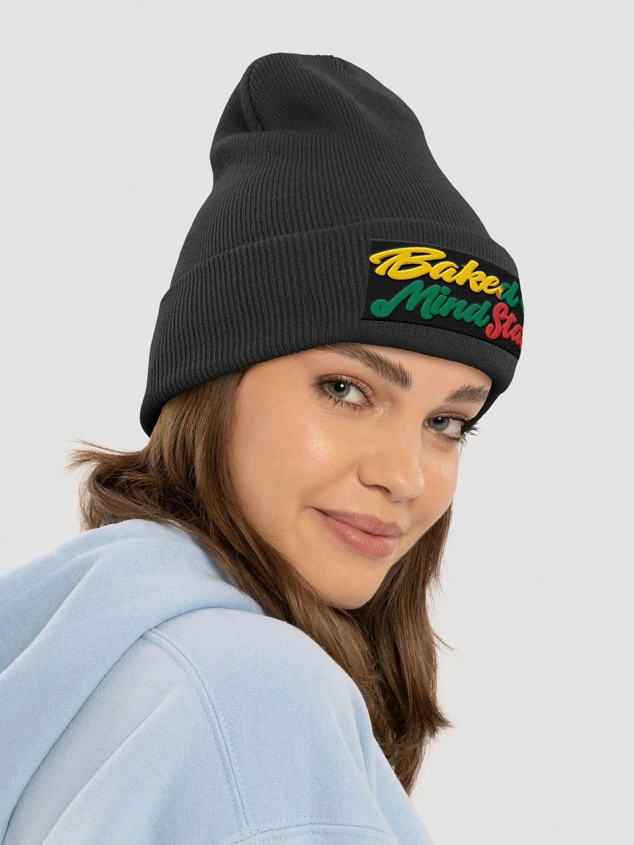 Baked Mind State Embroidered Beanie product image (4)