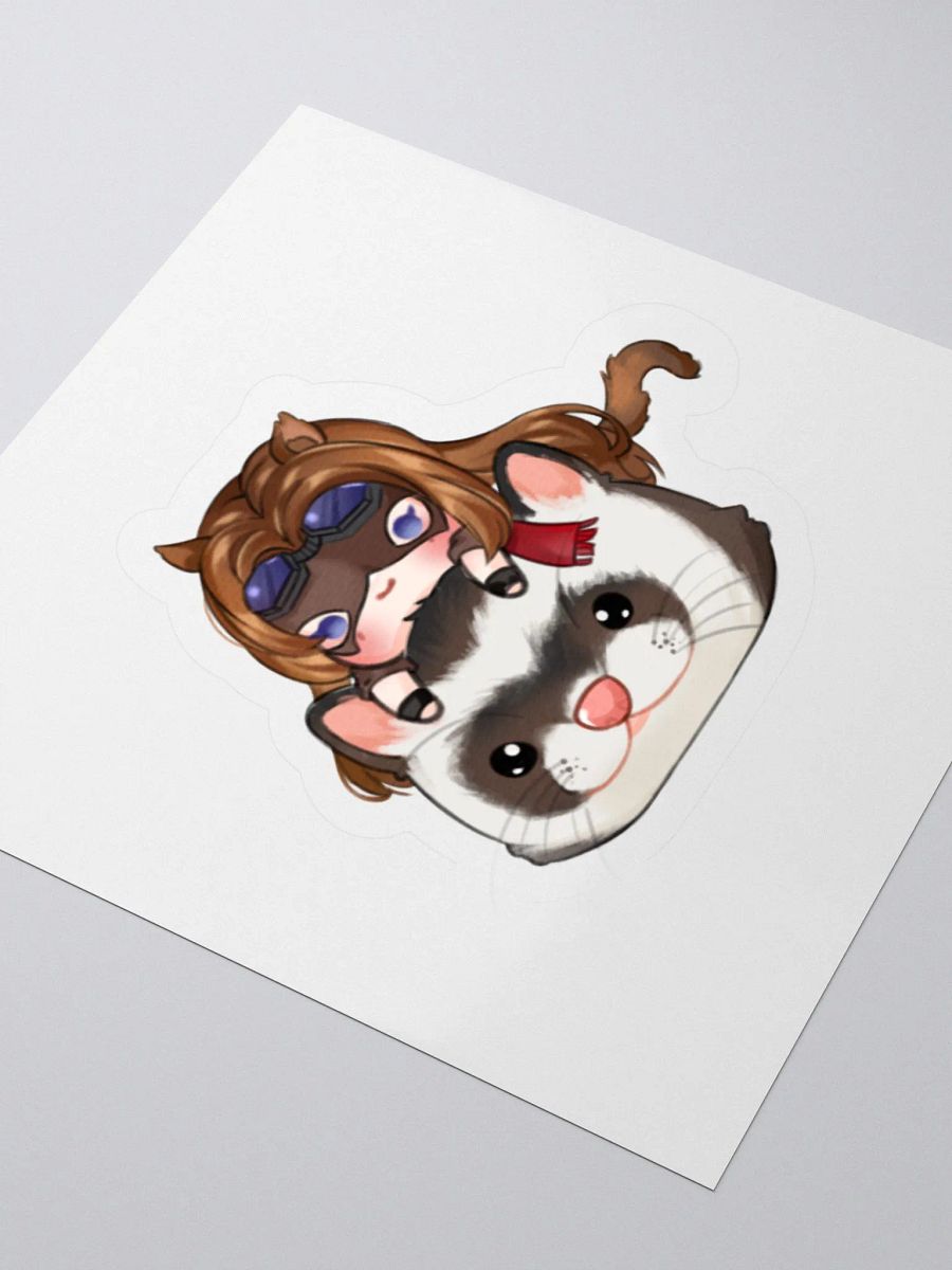 Sable Ferret Pillow Chibi Sticker by Ameblum product image (3)