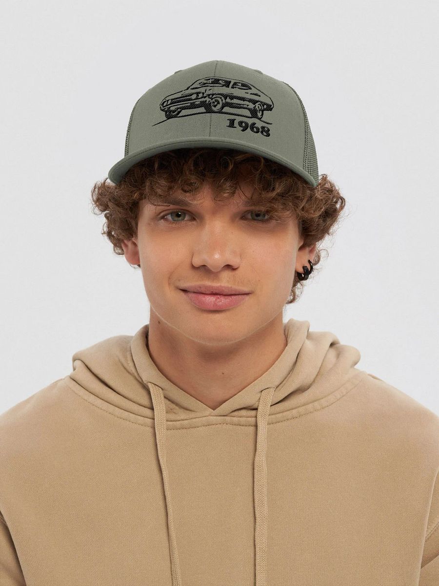 Embroidered 1968 American Muscle Car Trucker Hat product image (8)