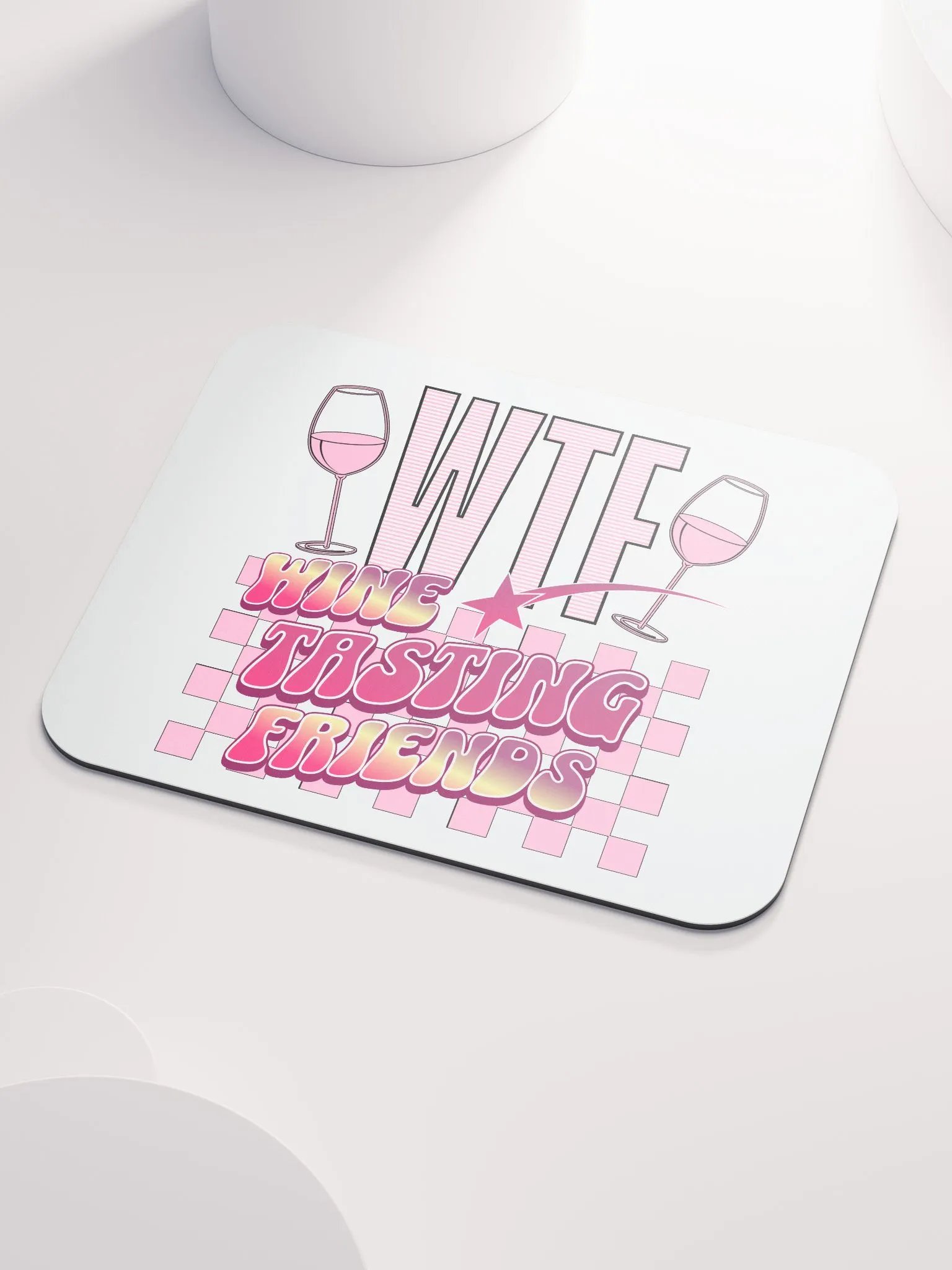 WTF Wine Tasting Friends Mouse Pad product image (3)
